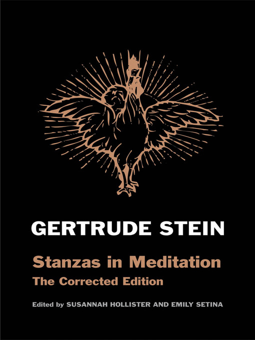 Title details for Stanzas in Meditation by Gertrude Stein - Available
